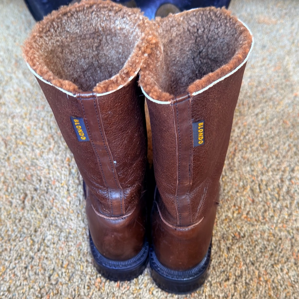 Blondo Brown Leather Boots - Picture 5 of 16